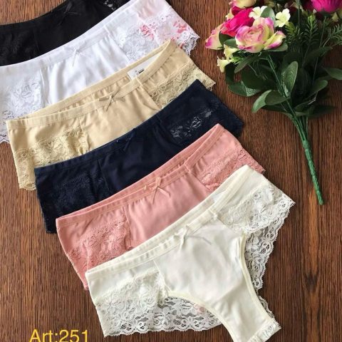 Elegantne čipkaste ženske gaćice – Art. 251 (M, L, XL, XXL)