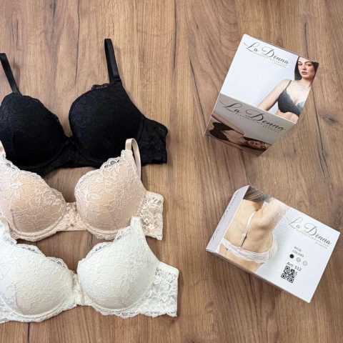 La Donna brushalter push up s čipkom B korpa