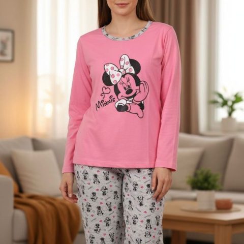 mini maus ženska pidžana roza