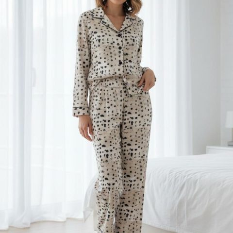 zenska pidzama leopard uzorka